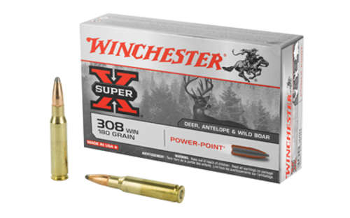 Ammunition Winchester Ammunition Super X 308Win WIN SPRX PWR PNT 308WIN 180GR 20/200